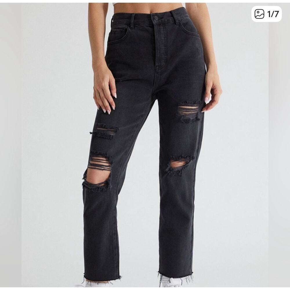 144.PacSun Distressed Straight Leg Jeans – Size 26